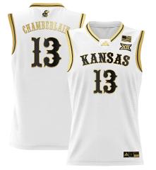 Wilt Chamberlain Jersey #13 Kansas Jayhawks Lightweight Basket...