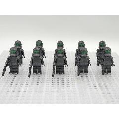 10pcs Star Wars Bad Batch Elite Squad Troopers Minifigures