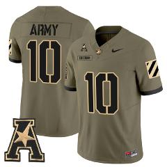 Dewayne Coleman Jersey #10 Army Black Knights 2025 Vapor Stitc...