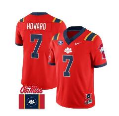 Walker Howard Jersey #7 Ole Miss Rebels Football Ole Miss Flag...