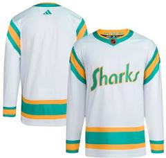 San Jose Sharks Reverse Retro 2.0 Authentic Blank Jersey - White