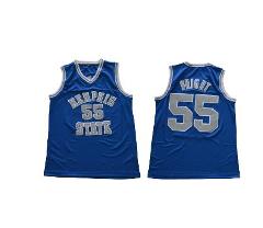 Memphis Tigers #55 Wright NCAA Basketball Jersey Blue