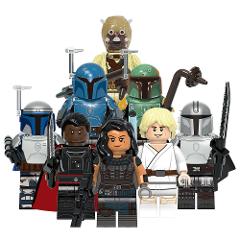 8pcs Star Wars The Mandalorian Koska Reeves, Cara Dune, Gideon...