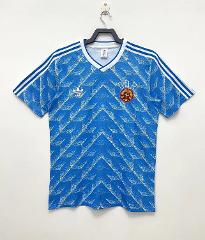 East Germany 1988 Away Retro Jersey  Men Blue