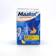 Maalox Solution for Gastric Problems (Lemon Flavour)  20 Singl...
