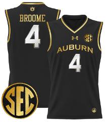 Johni Broome Jersey #4 Auburn Tigers 2024 Lightweight Basketba...