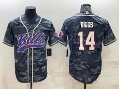 Mens Stefon Diggs #14 Cosigned Jersey Camouflage Signature Edi...