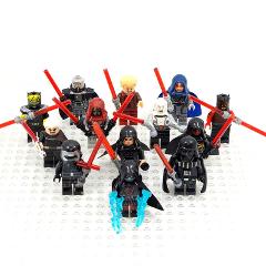 13pcs Star Wars Sith Lords Palpatine, Revan, Malgus & Maul Min...