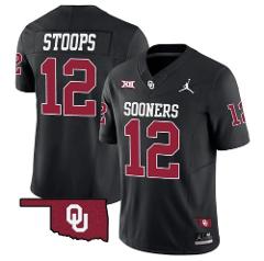 Men's Drake Stoops Jersey #12 Oklahoma Sooners Vapor Limited B...