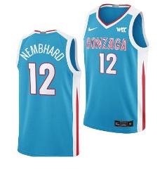 Ryan Nembhard Jersey #12 Gonzaga Bulldogs NIL College Basketba...