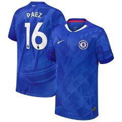 Kendry Paez #16 Chelsea 2025-26 Home Match Jersey  Blue