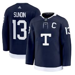 Mats Sundin Jersey #13 Toronto Maple Leafs Timeless Stitched H...