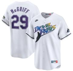 Fred McGriff Tampa Bay Rays Throwback Cooperstown Limited Jers...