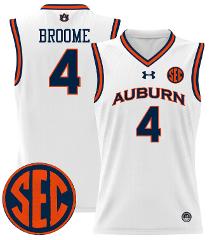 Johni Broome Jersey #4 Auburn Tigers 2024 Lightweight Basketba...