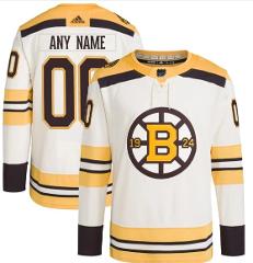 Boston Bruins 100th Anniversary Primegreen Authentic Custom Je...